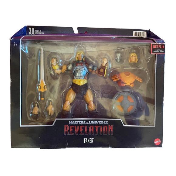 Mattel Masters of the Universe Revelation He-Man Faker Action Figure NEW - Picture 2 of 4